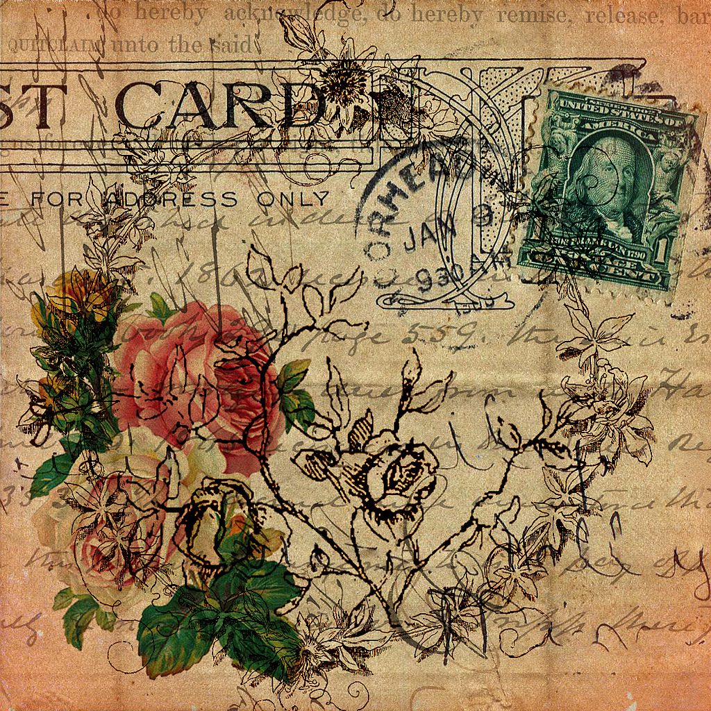 A vintage graphic collage showcasing restored illustrations, patterns, and textures inviting users to explore Century Library for digital assets.