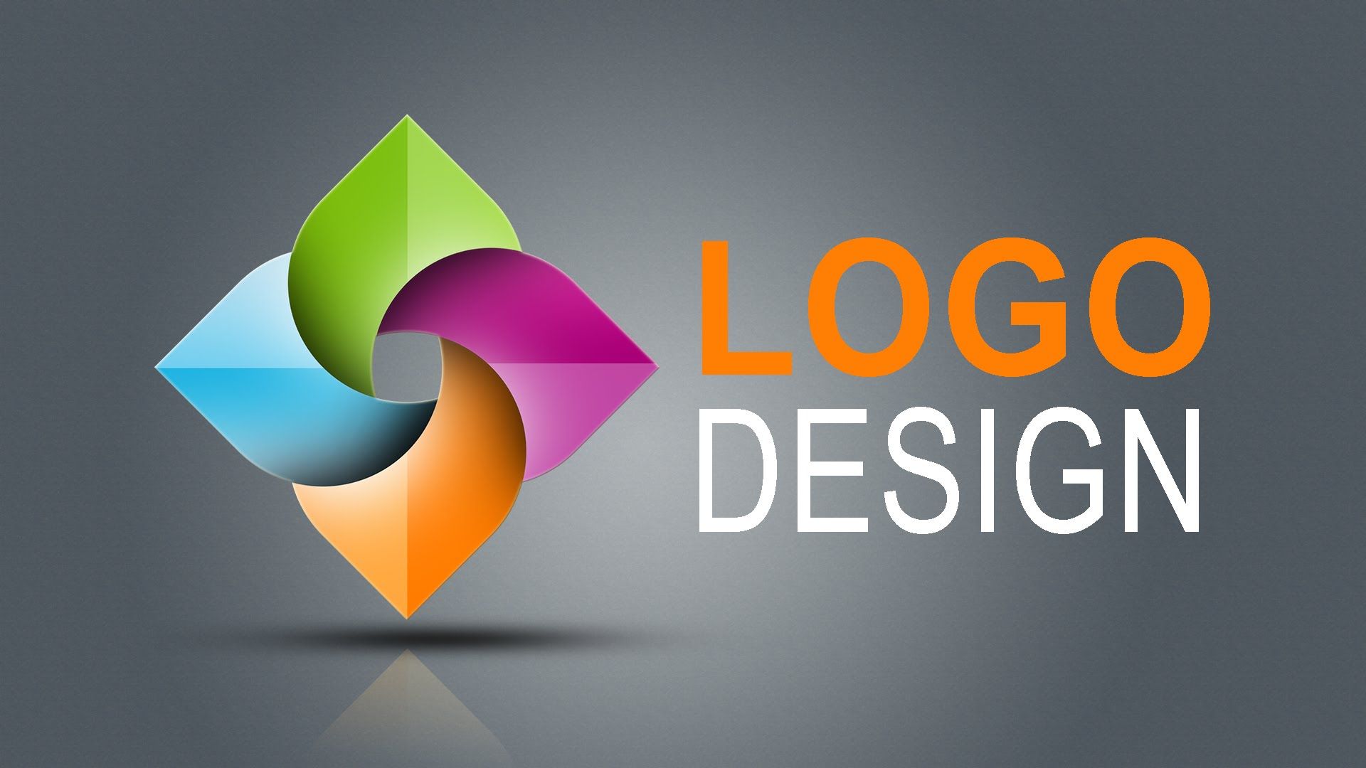 Illustration of a designer's workspace in Adobe Illustrator focusing on logo design and creativity.