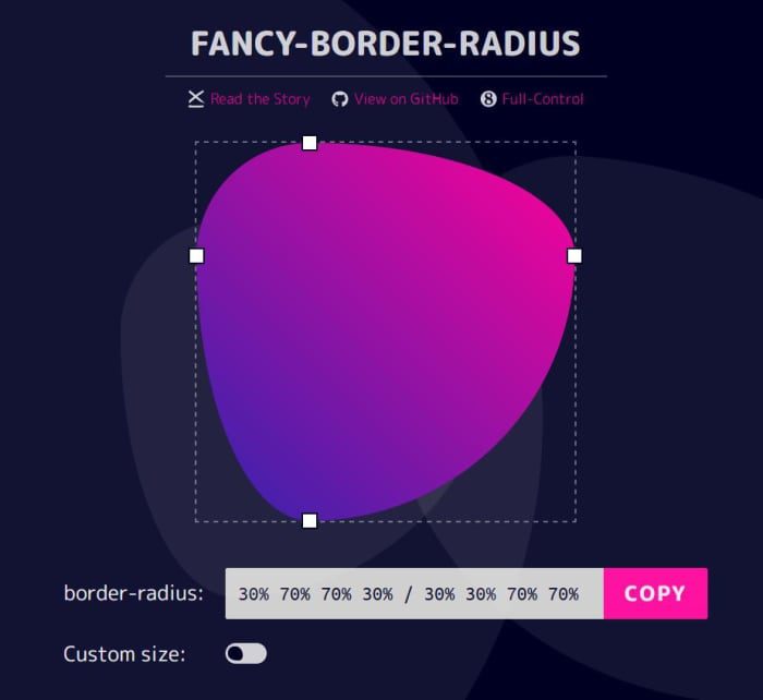 An illustration depicting various geometric shapes created using CSS shape() function with a modern digital art style.