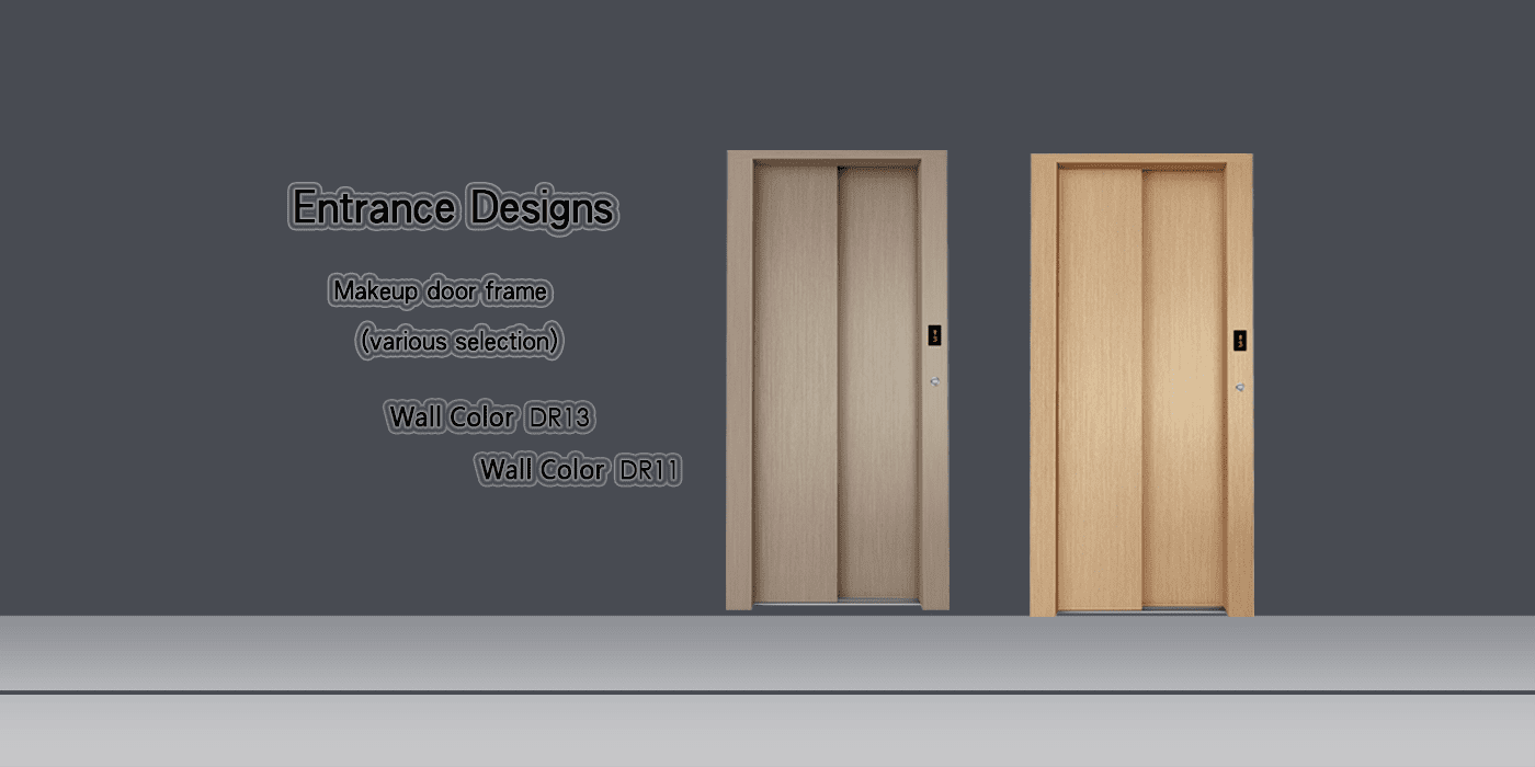 A modern CSS elevator interface showing floor navigation with animated transitions and direction indicators.