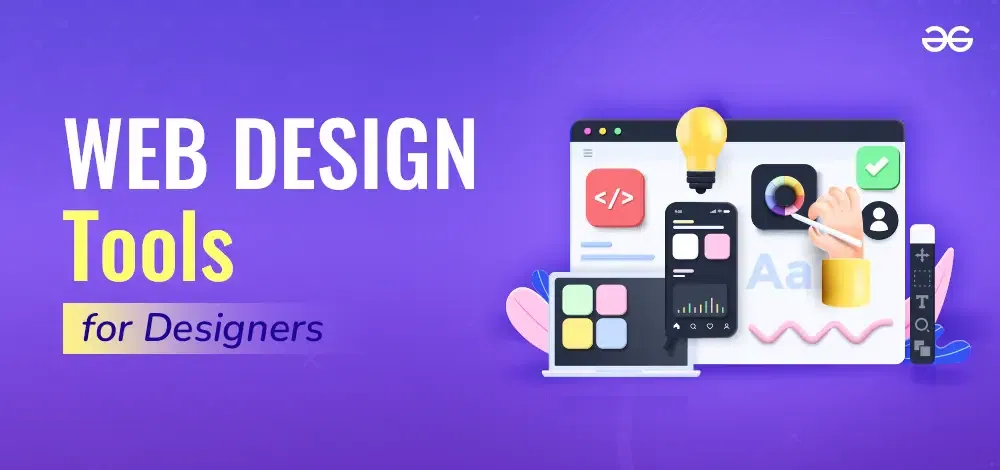 Infographic showcasing the top 7 web design tools in 2025 including Figma, Adobe XD, Sketch, Webflow, Canva, InVision, and UXPin in a modern, vibrant design.