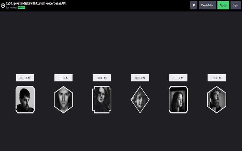 Illustration of a responsive circular list of colorful avatars arranged creatively around a circle, showcasing modern CSS design techniques.