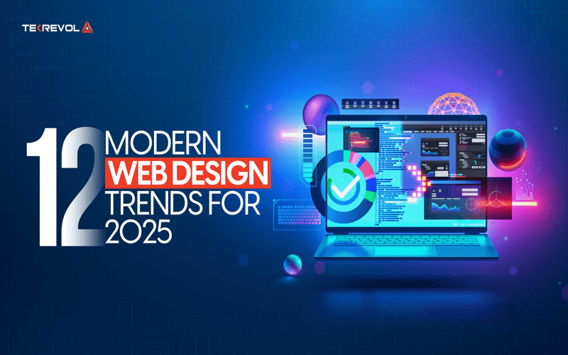 A collage of modern website designs showcasing innovative trends and styles from 2025.