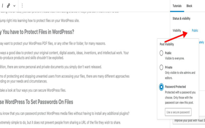 Illustration depicting enhanced security measures for media files uploaded to WordPress, showcasing protection symbols in a digital library.