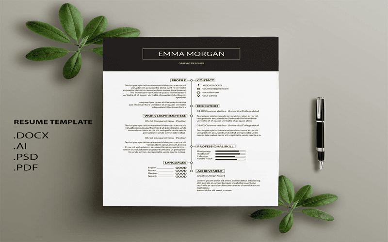 A collection of modern and creative resume templates designed for professionals in the creative industry.