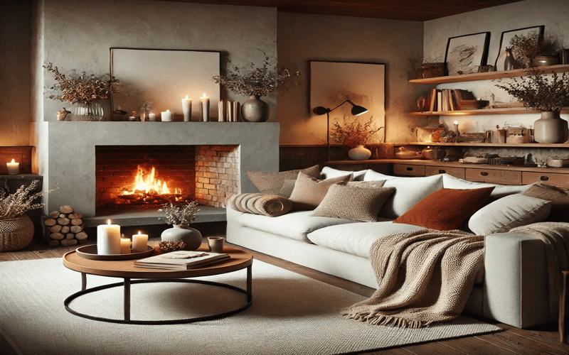 A collection of images showcasing modern and stylish home interior decor ideas including living rooms, kitchens, patios, bedrooms, and home offices.