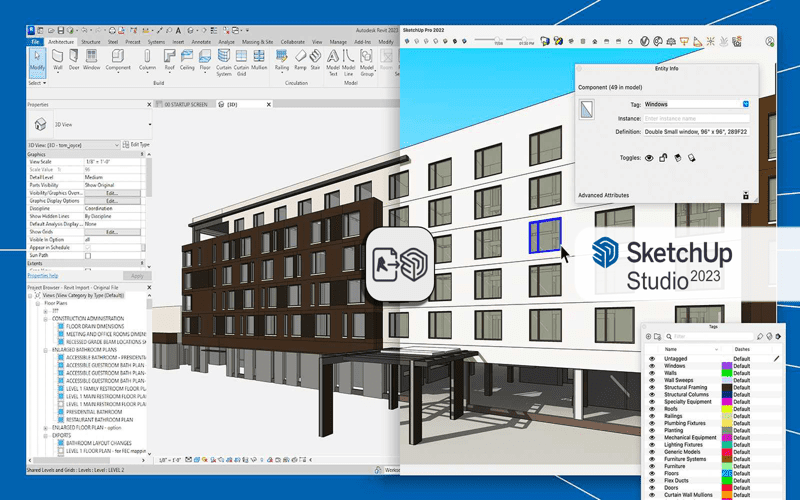 Artistic representation of web design tools including Figma, Adobe XD, Canva, Sketch, and InVision in a modern digital workspace.
