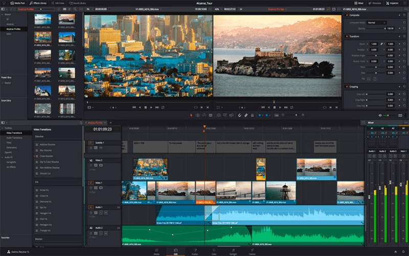 Stylish collection of DaVinci Resolve color grading LUTs displayed with vibrant palettes and design elements.