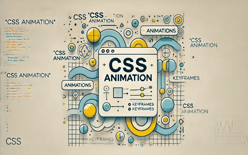 Illustration of CSS offset-path animation with an orange circle and colorful SVG path on a gradient background.