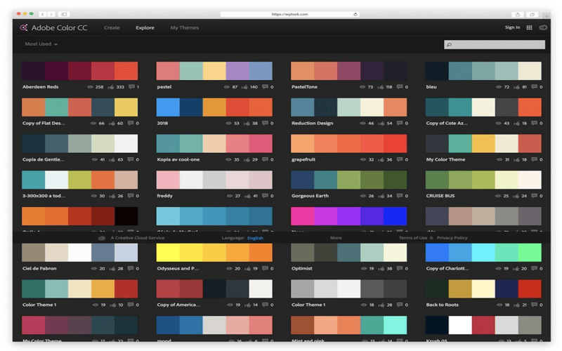 A modern web design layout illustrating the principles of color psychology with diverse palettes and user interface elements, emphasizing the importance of colors in web design.