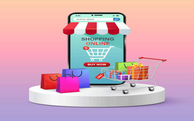 A hero image illustrating modern web design concepts for e-commerce, featuring stylish mockups and user-friendly navigation elements.