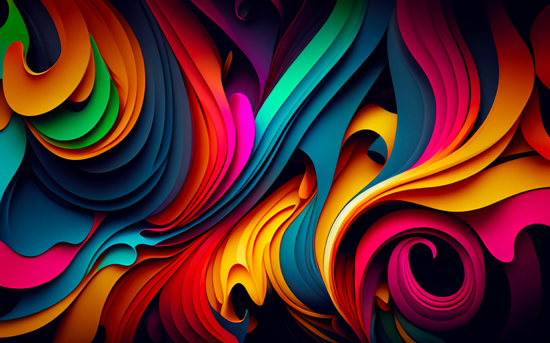 Abstract representation of utility software experience with geometric shapes and soft gradients, symbolizing functionality and emotional interaction.